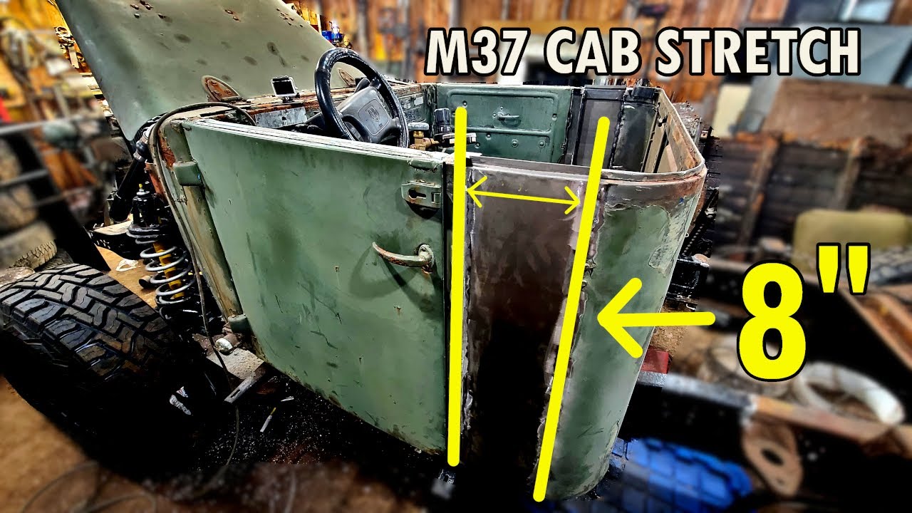 Extended Cab Mod for Army Truck - Dodge M37 Cummins Conversion [Episode 18]