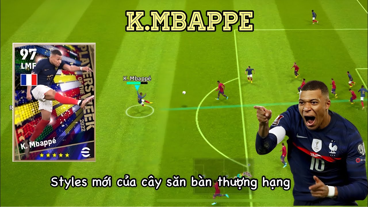 [REVIEW POTW]: K.MBAPPE: STYLES MỚI VỚI SỰ KHÓ CHỊU CỰC CAO CỦA CỖ MÁY SĂN BÀN MBAPPE ||pEsfootball