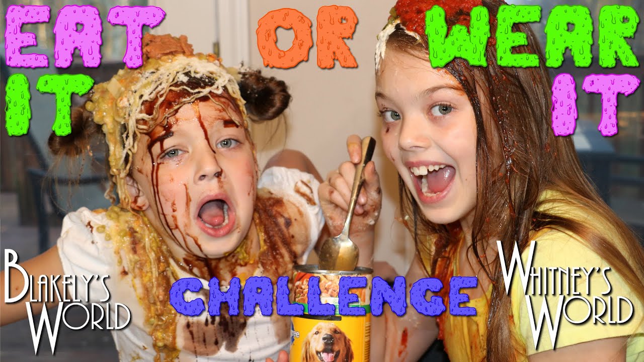 EAT IT or WEAR IT Challenge | Whitney and Blakely