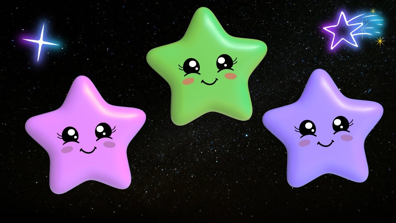 «Мерцай, мерцай, маленькая звёздочка» 🌟 Пой, улыбайся и сияй | Весёлые детские песенки и стишки д...