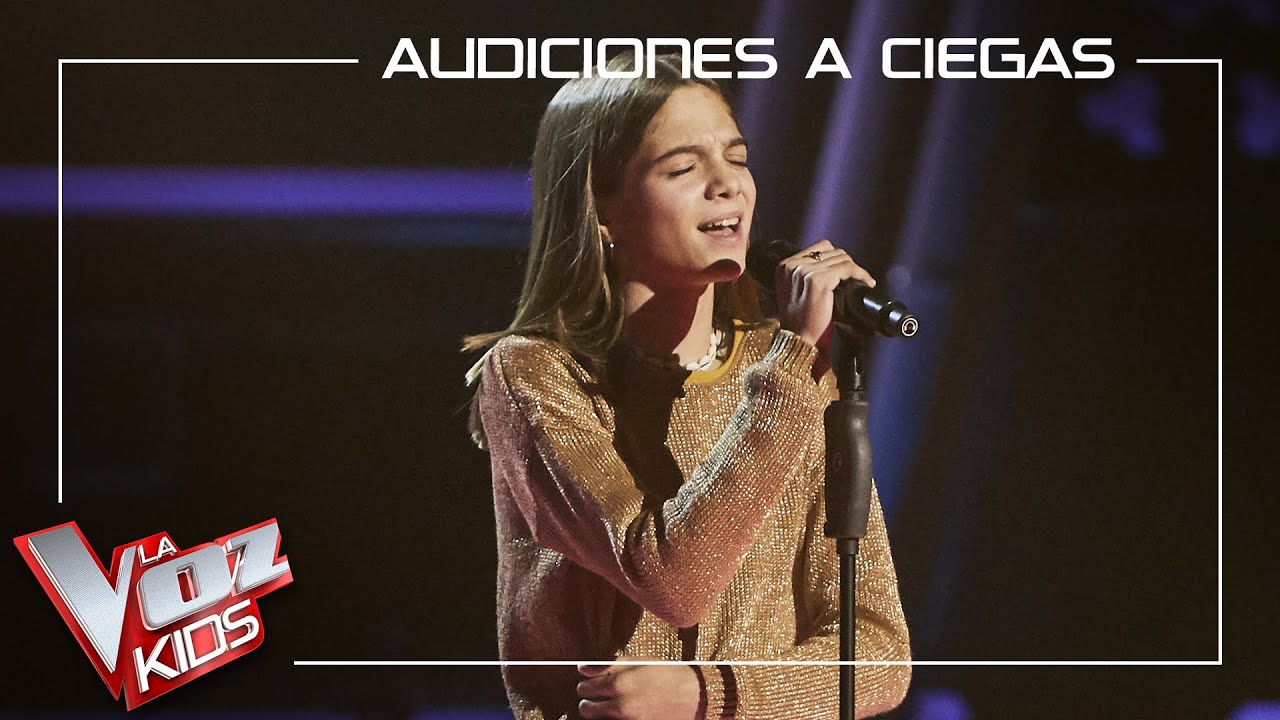 Carla Aucejo canta 'Con las ganas' | Audiciones a ciegas | La Voz Kids Antena 3 2021