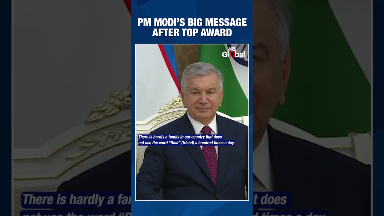 PM Modi Gets Uzbekistan&rsquo;s Top Honour, Says &lsquo;Dostlik&rsquo; Defines India-India Friendship, Thanks Nation