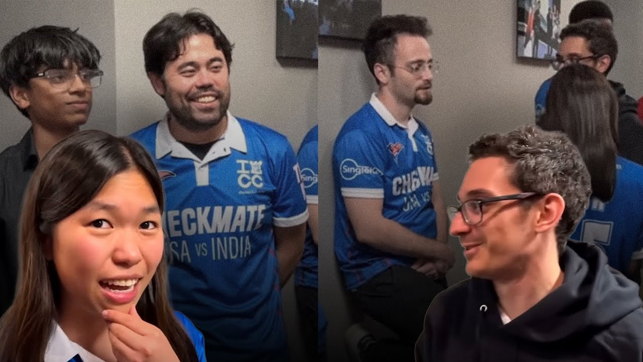 Фанатский ажиотаж вокруг Хикару, GothamChess, Кариссы и Фабиано! 😍