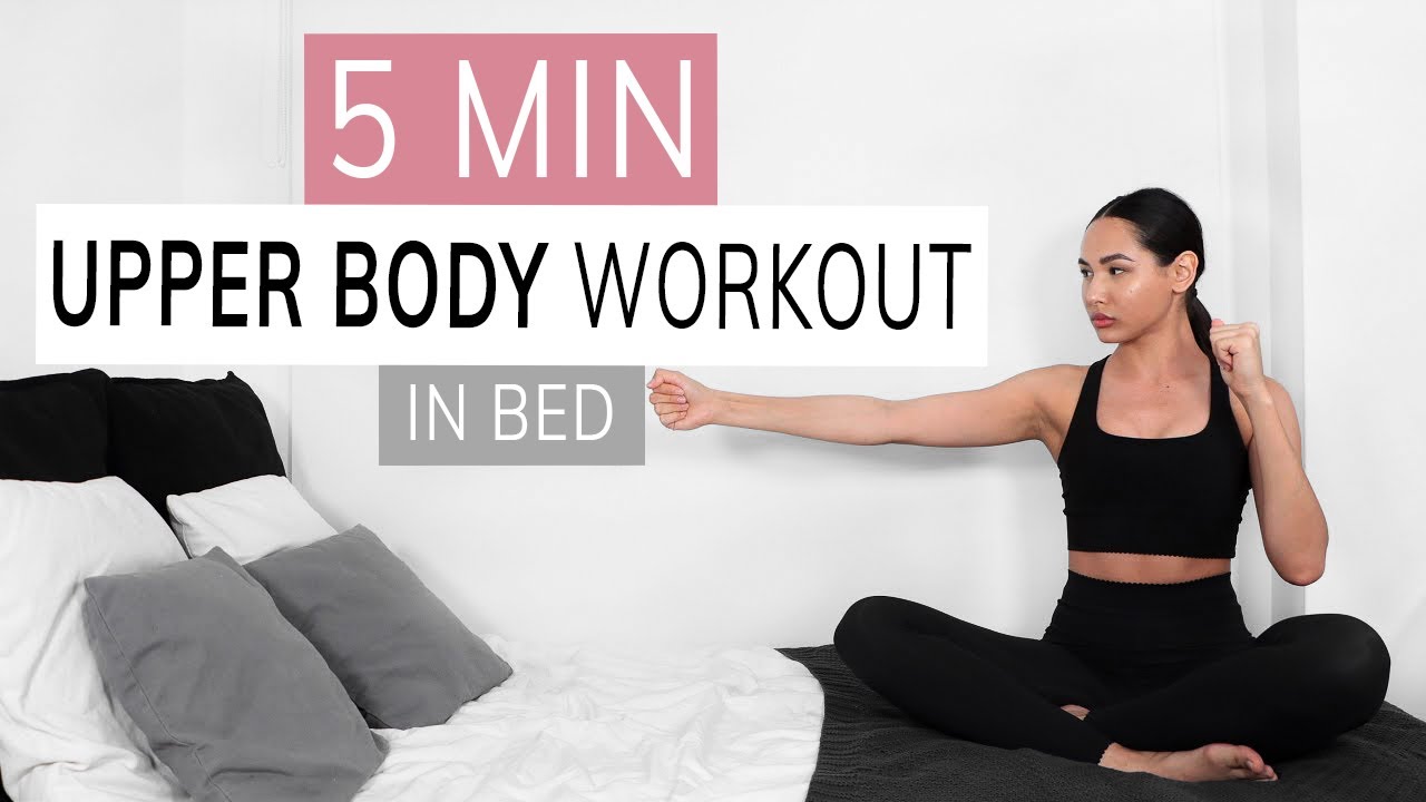 UPPER BODY WORKOUT IN BED | get toned arms | lose weight at home