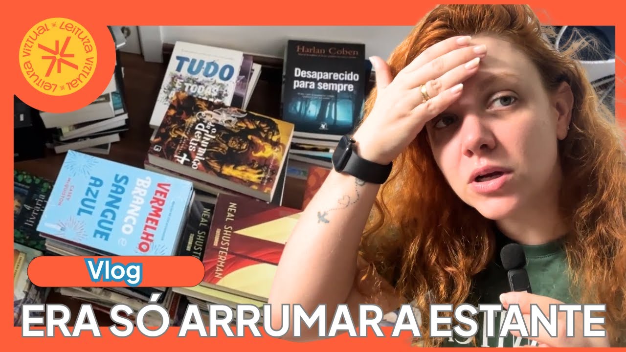 [Vloguei #29] - Arrumando minha ESTANTE no calor infernal + reações silenciosas  + SORTEIO