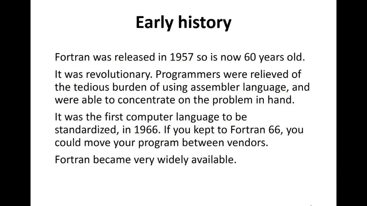 Modern Fortran, with emphasis on coarrays (John Reid, JKR Associates/Rutherford Appleton Laboratory)