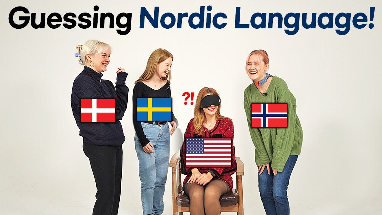 Can American identify NORDIC languages? (Danish, Swedish, Norwegian) ㅣ GUESS THE NATIONALITY