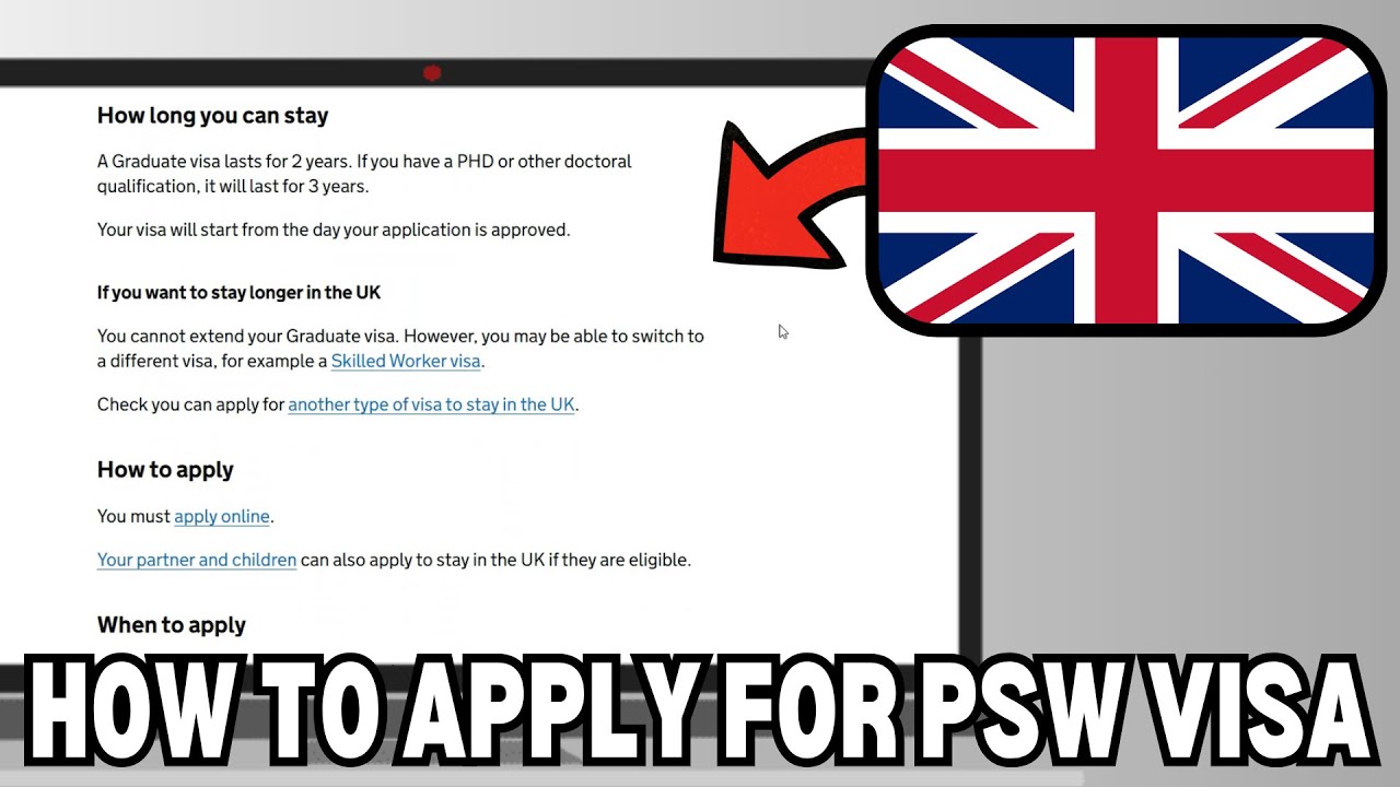How To Apply For PSW Visa In The UK (2025)
