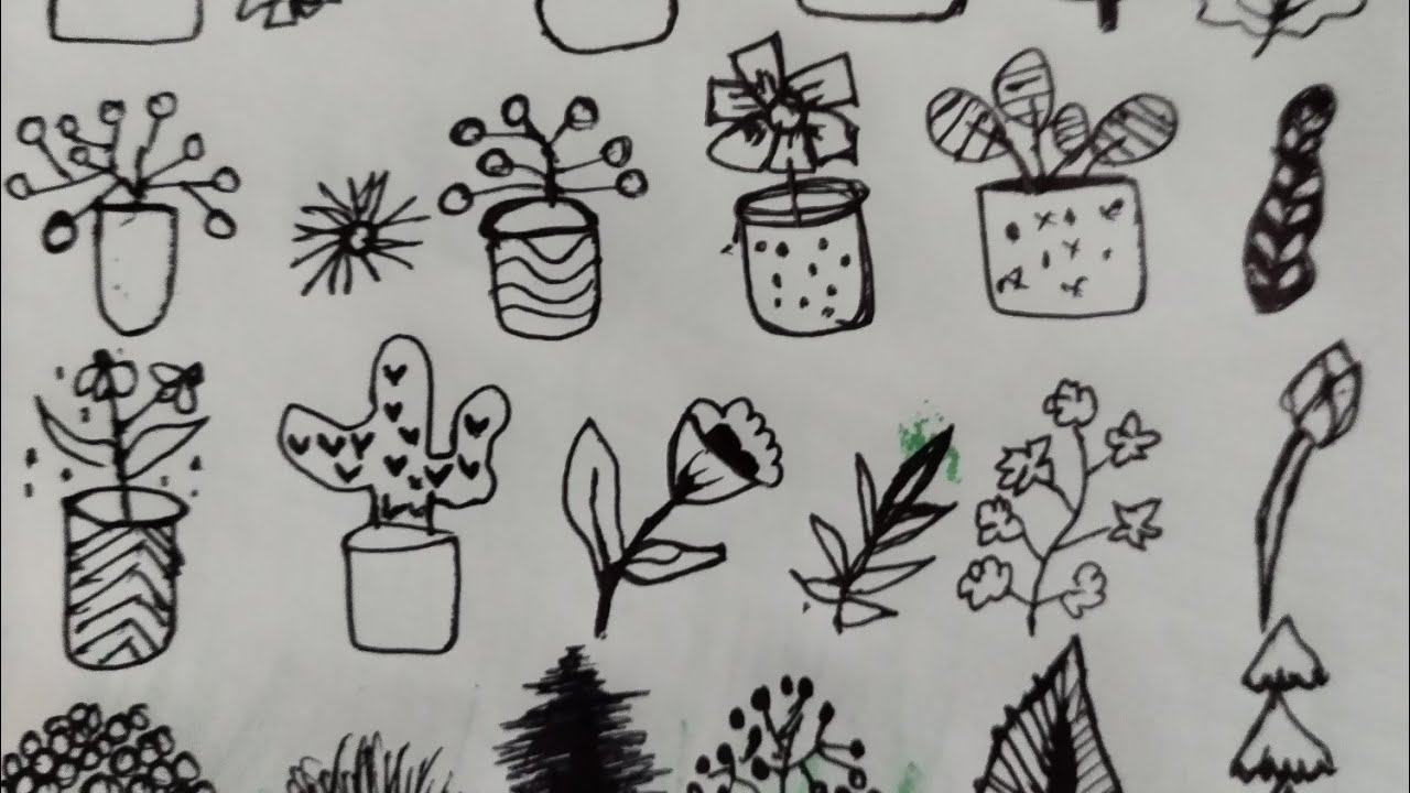 Random Doodle Art Live Drawing | Relaxing Doodle Ideas | Creative Art