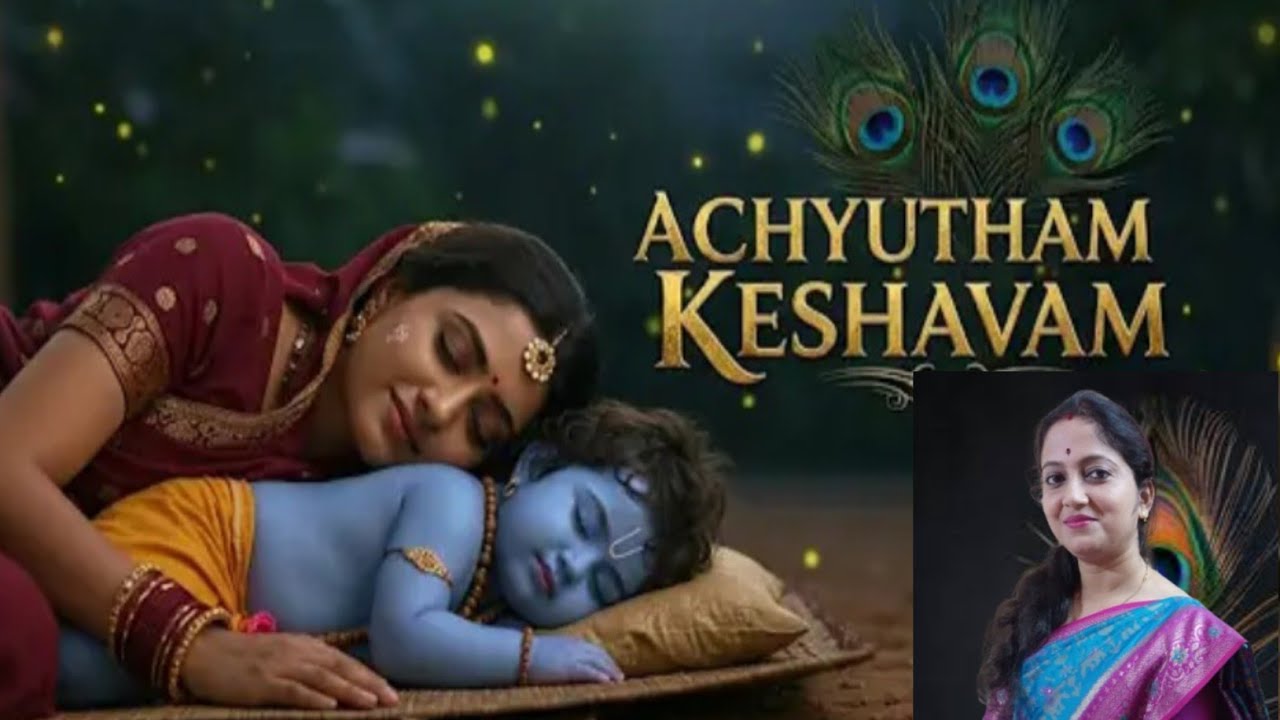 অচ্যুতম কেশবম কৃষ্ণ দামোদরম | Achyutam Keshavam Krishna Damodaram | Bhajan | Snigdha Banerjee 