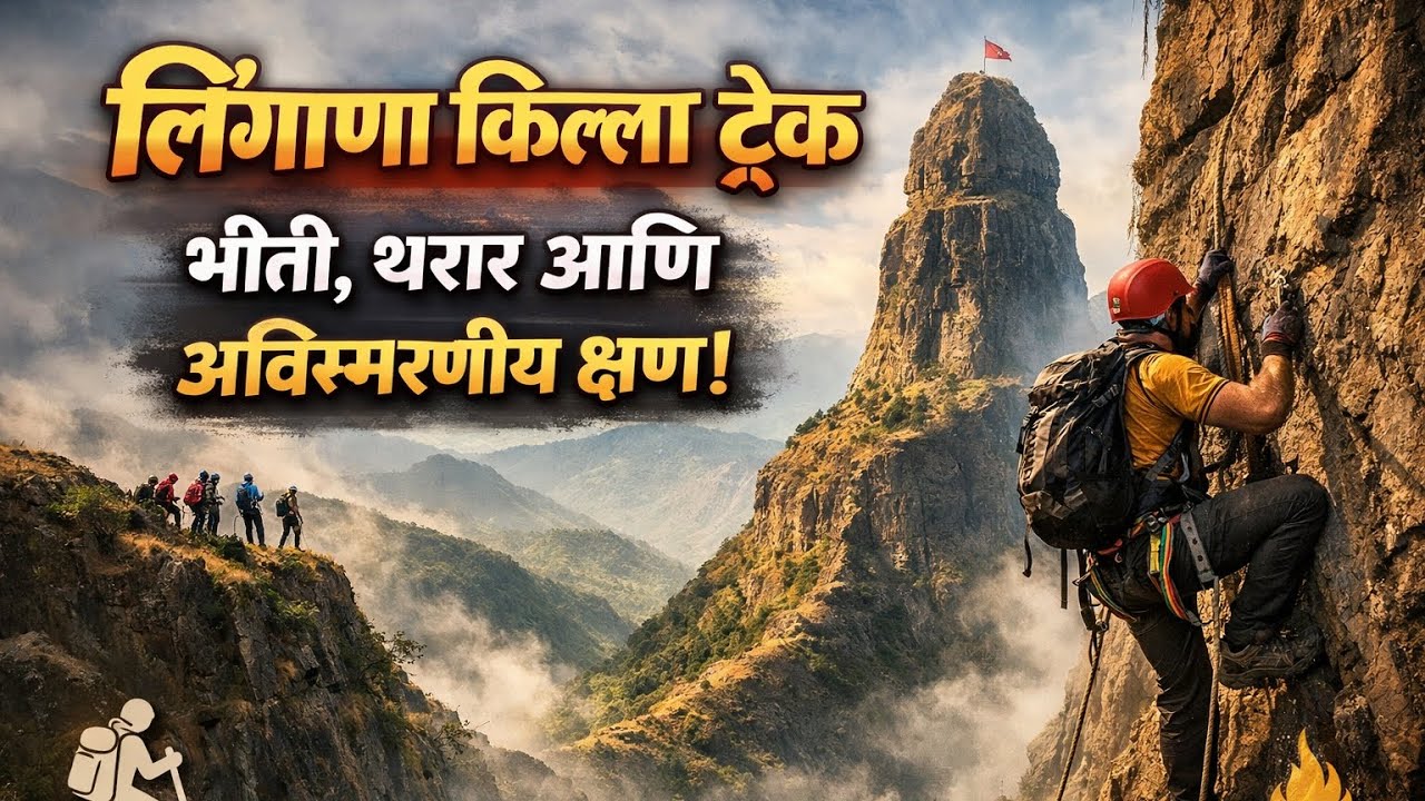 लिंगाणा किल्ला ट्रेक | भीती, थरार आणि अविस्मरणीय क्षण | Lingana Fort Trek | Lingana Fort  #गडझेप 