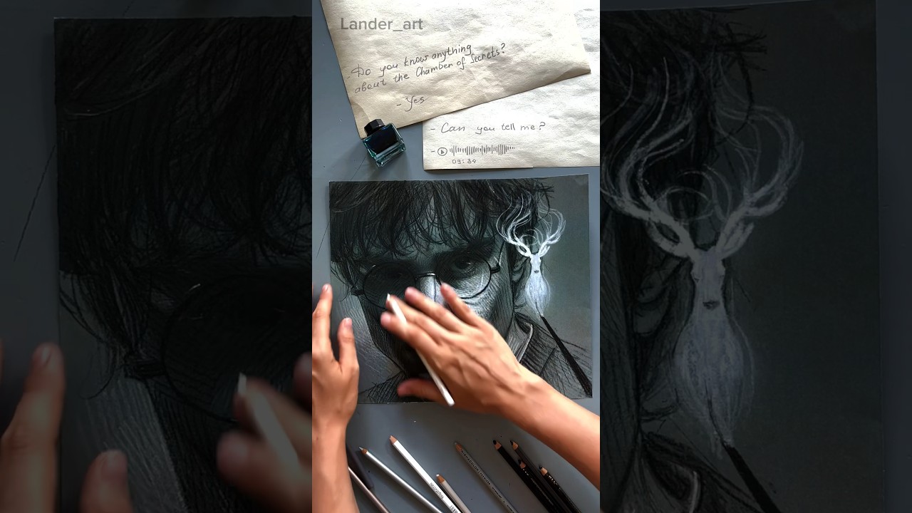 Glowing portrait Harry Potter! Rate this from 1 till 10! Whom should I draw next? 