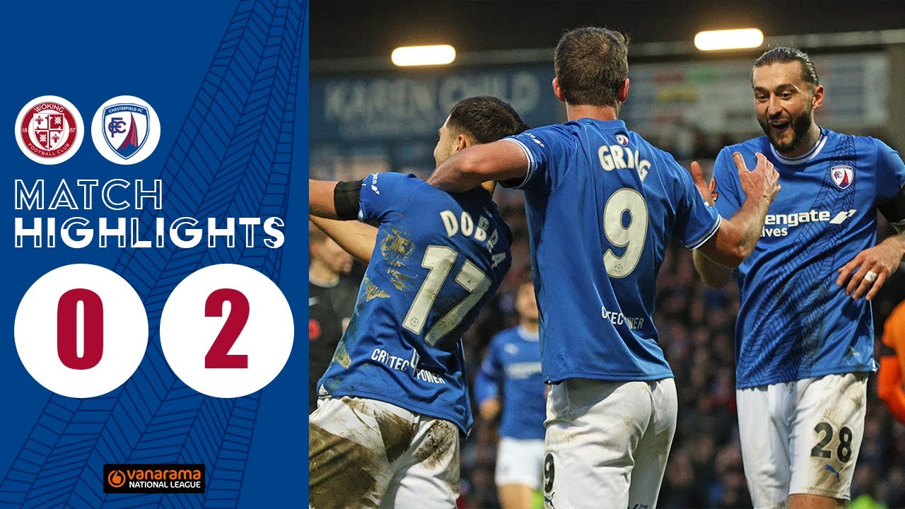 HIGHLIGHTS | Woking 0-2 Spireites