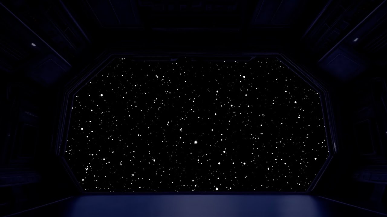 NO ADS | Full Star Spaceship Cockpit | Brown noise of the Universe | Deep relaxation | Space Travel