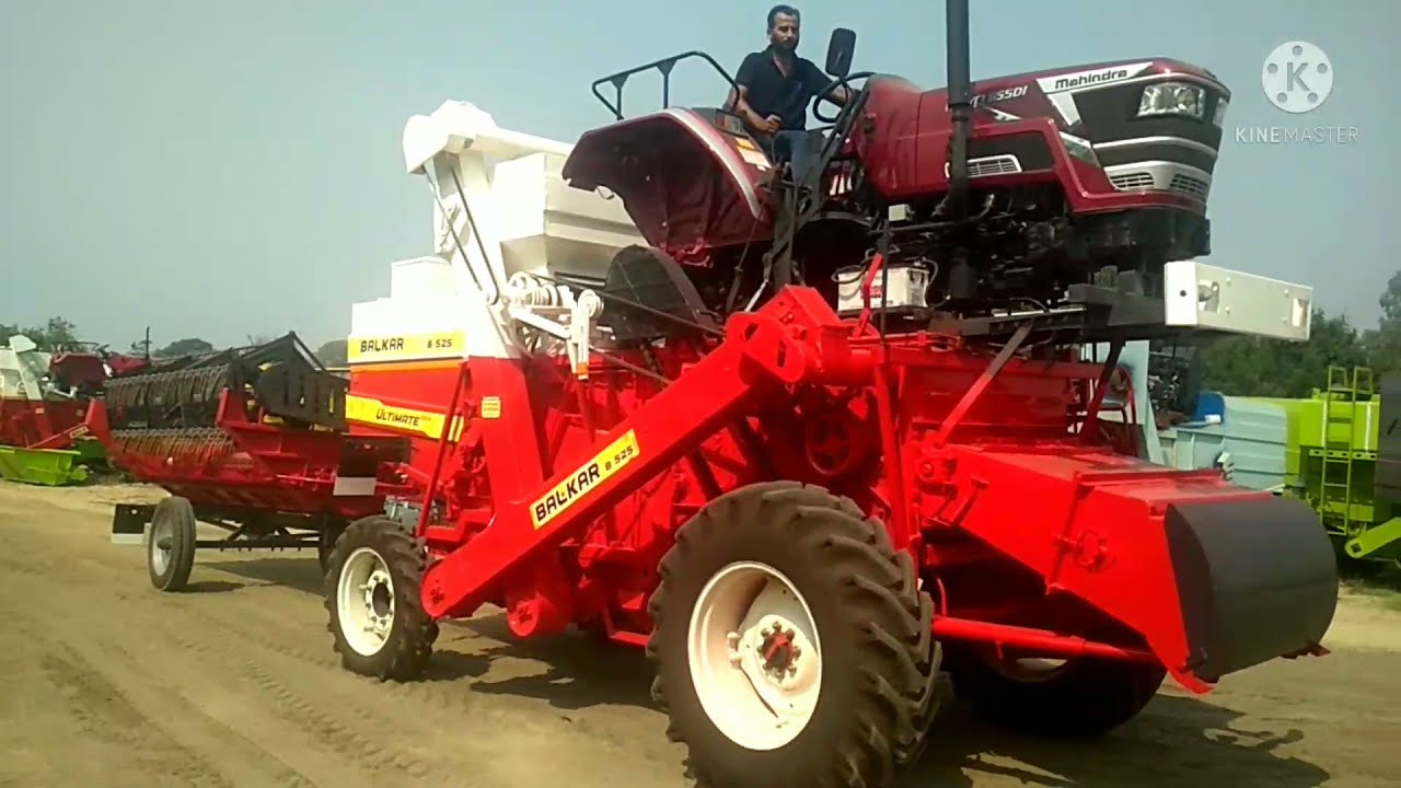 Harvester | Balkar B 525 Mahindra Novo DI | Tractor Harvester | Balkar Combine | Balkar Harvester