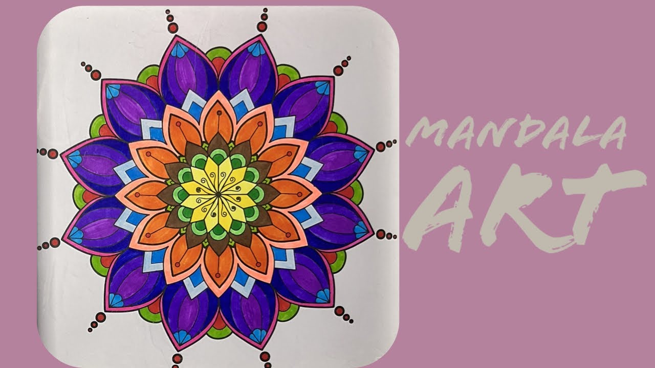 Satisfying Mandala Coloring #MandalaArt #ArtTherapy#relaxing #ColoringJourney  ​⁠@Colouringjoy
