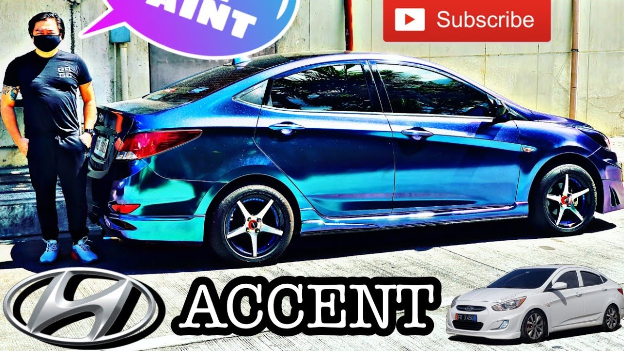 DRIVING A HYUNDAI ACCENT | FOIL WRAP | CHAMELEON