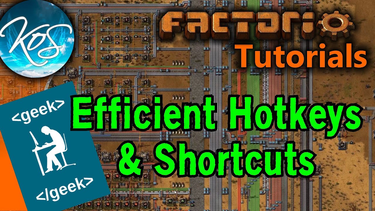 Factorio: Hotkeys & Shortcuts - Tutorial, Guide