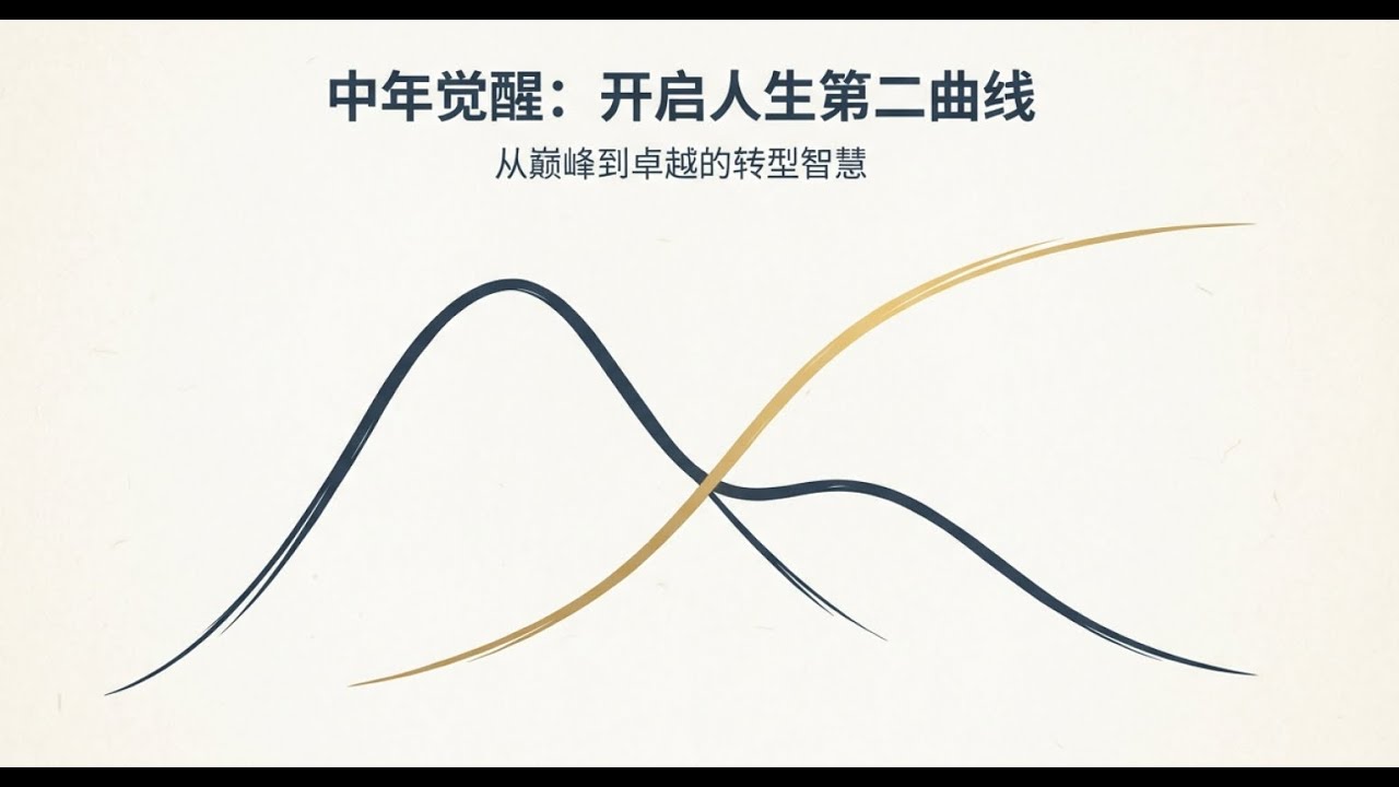 人到中年却遭遇职业下行期，如何走出困境，找到新方向？从哈佛教授的《中年觉醒》一书中找到答案：如何重塑生命与生活的力量以应对人生的下半场
