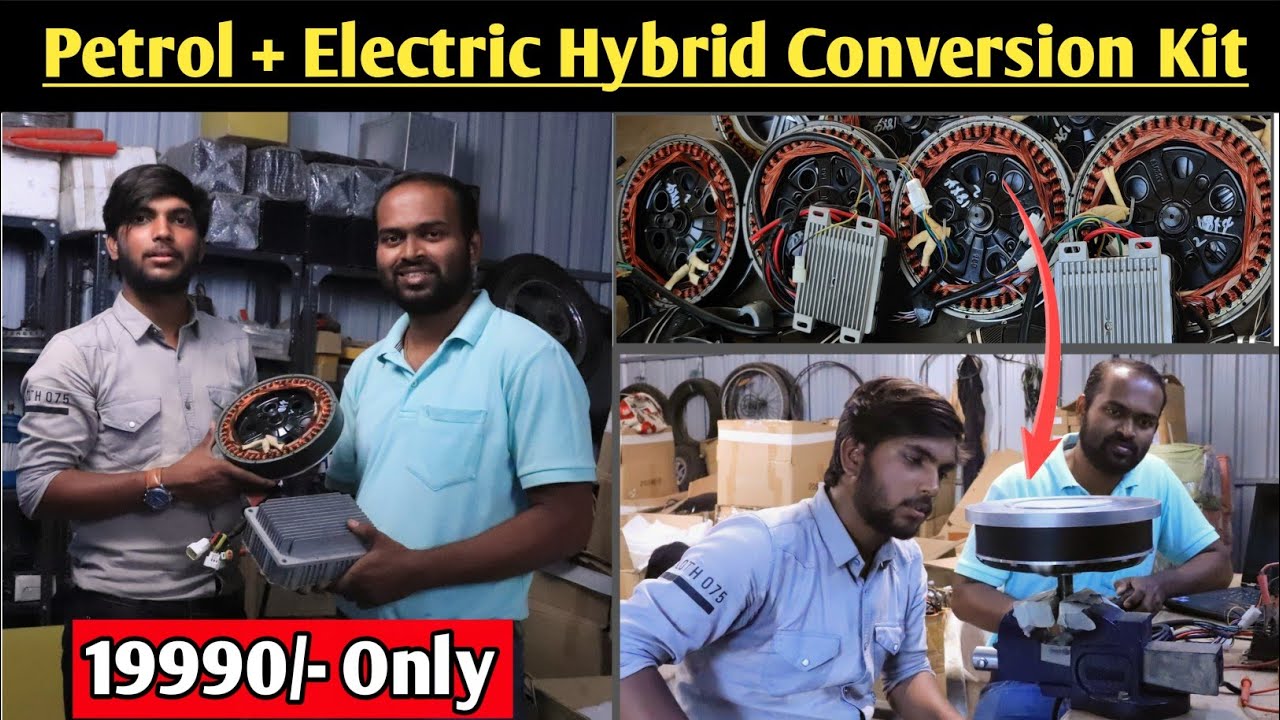India's First Hybrid Electric Conversion kit For All  Petrol Scooters @CreativeScienceOfficial