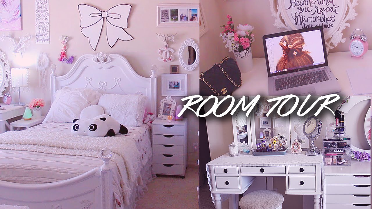 ROOM TOUR | lilisimply All White Shabby Chic & Girly Bedroom