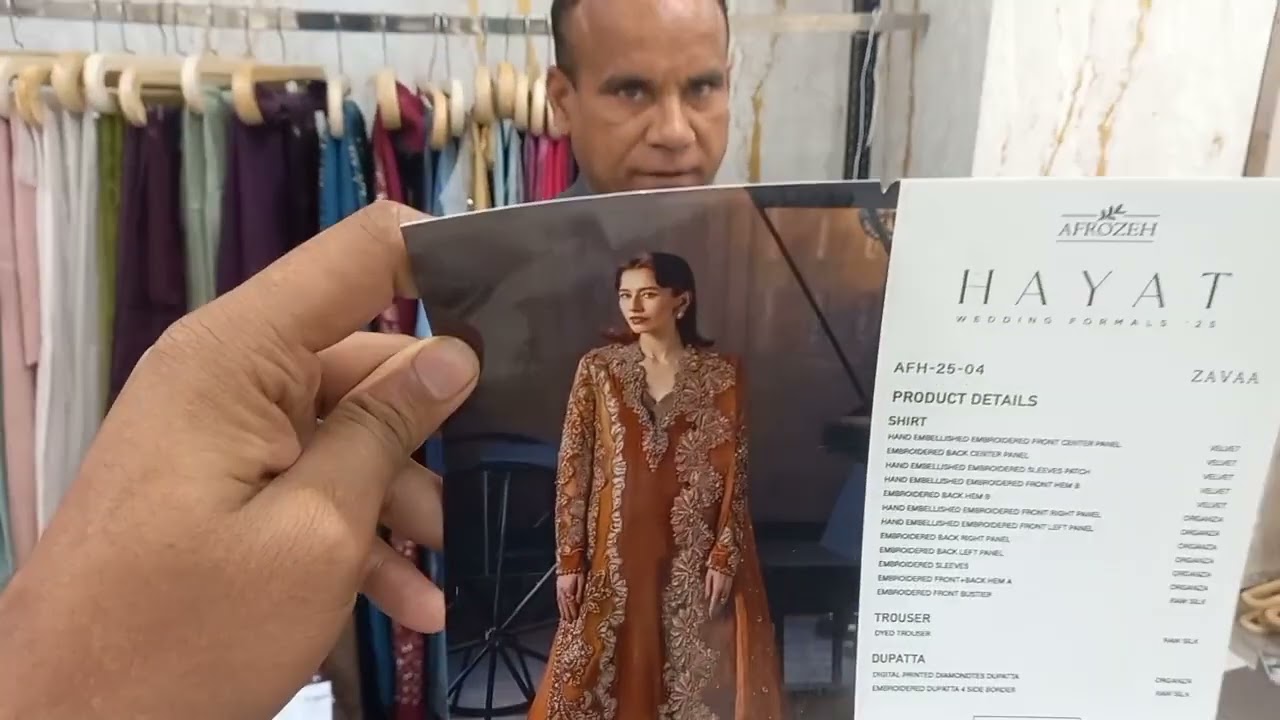 AFROZEH HAYAT WEDDING FORMALS NEW COLLECTION IN FASHION SUTES 