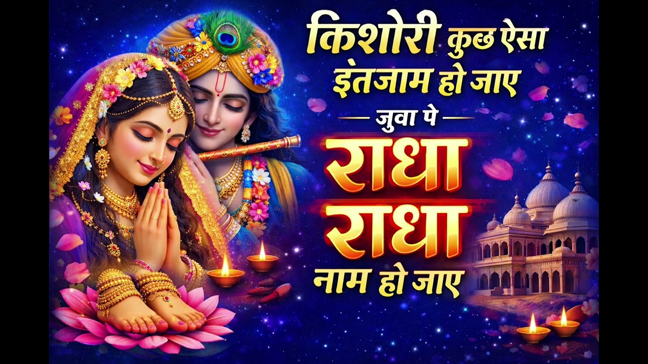 रुला देने वाला राधा रानी भजन 😭 | किशोरी कुछ ऐसा इंतजाम हो जाए | Radha Radha Bhajan