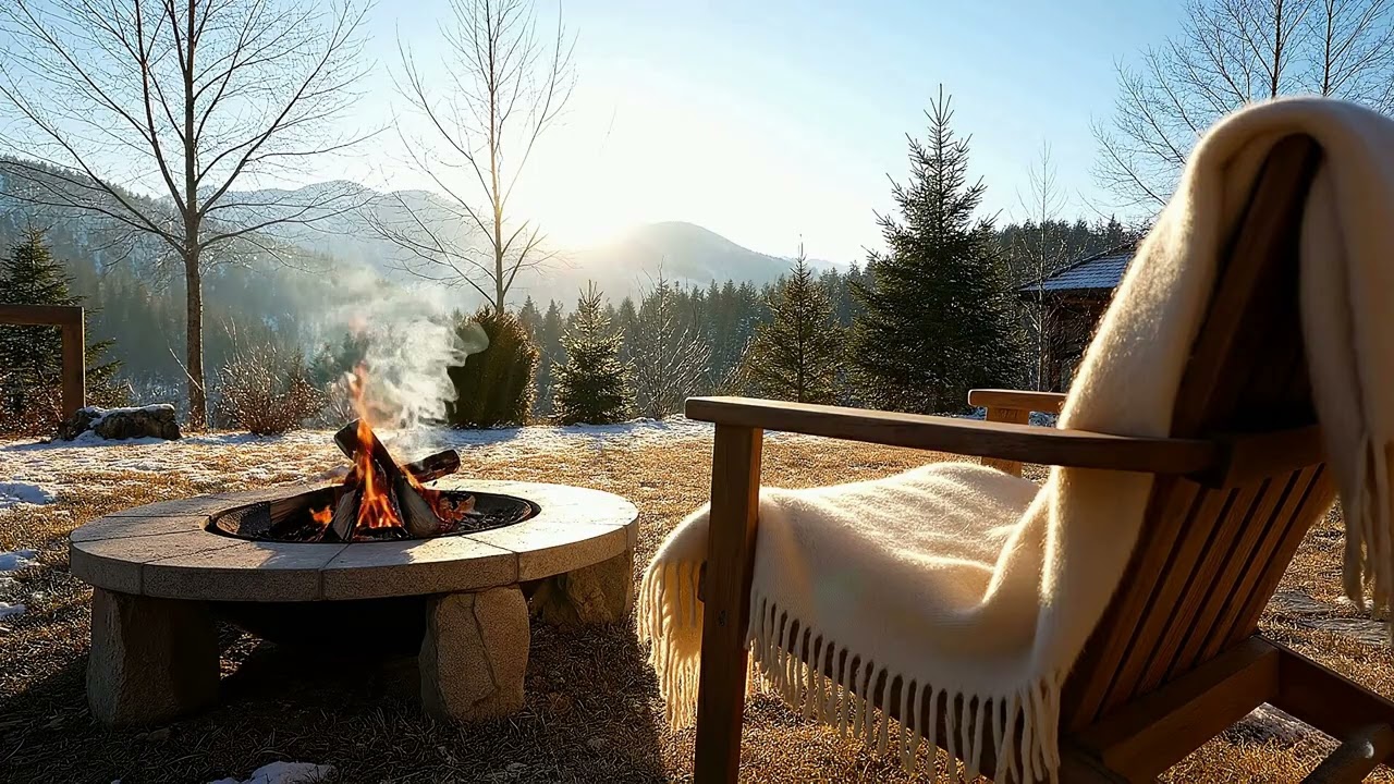 Immersive Outdoor Fire Sounds (3 Hours) - Deep Focus & Relaxation