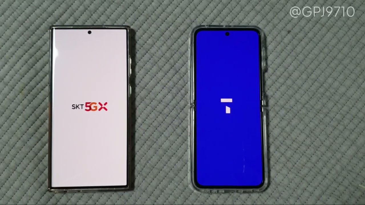 Samsung Galaxy S23 Ultra vs Galaxy ZFlip5 Boot test