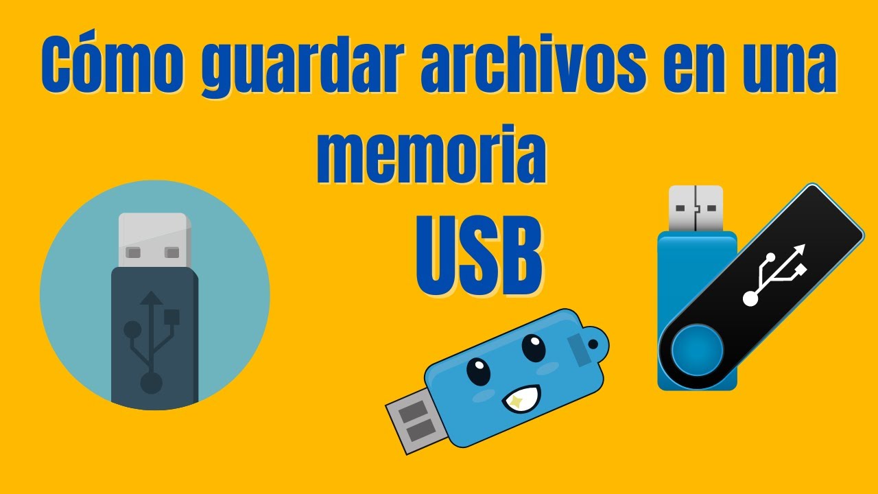 📑 Cómo guardar archivos en una memoria USB  📑 | Curso de computación desde cero 📑