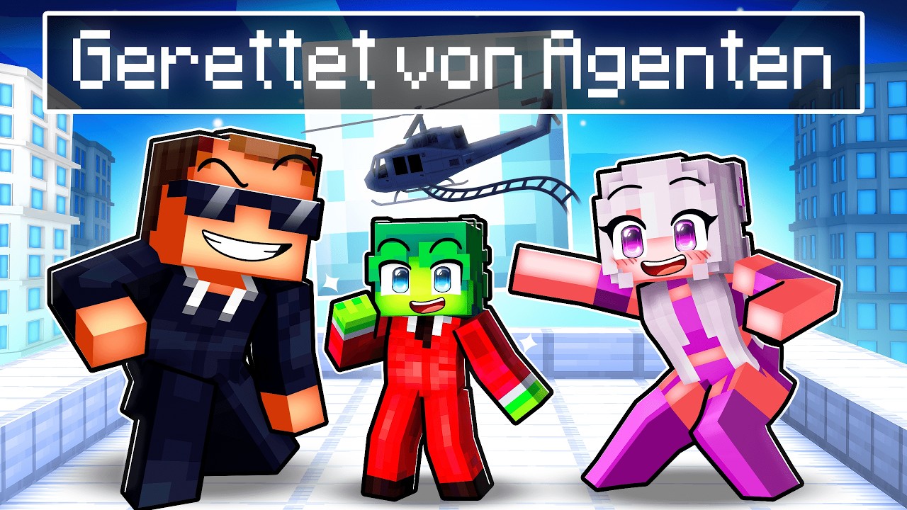 SAVED by SECRET AGENTS in Minecraft!