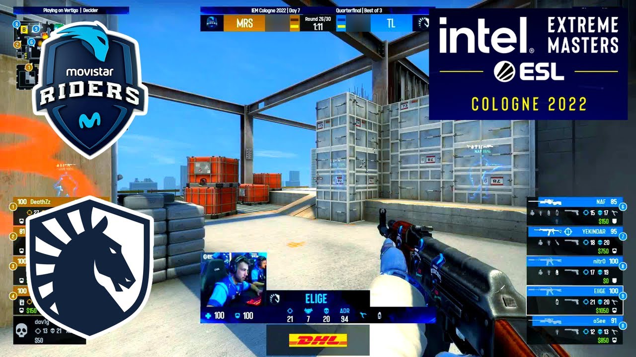 Movistar Riders vs Liquid | Highlights | IEM Cologne 2022 - Quarter-final