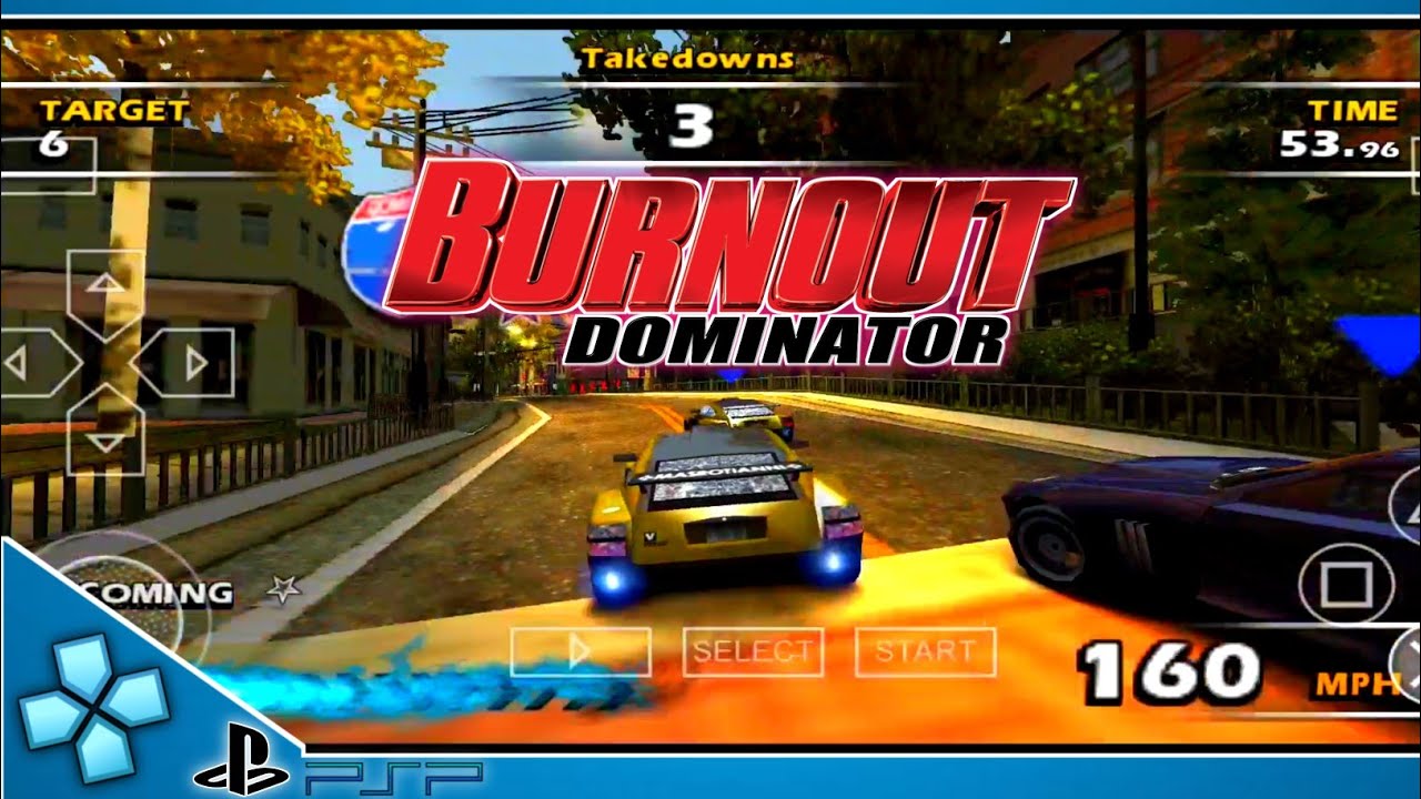 Burnout Dominator - PSP Game Test on Android (PPSSPP Emulator)
