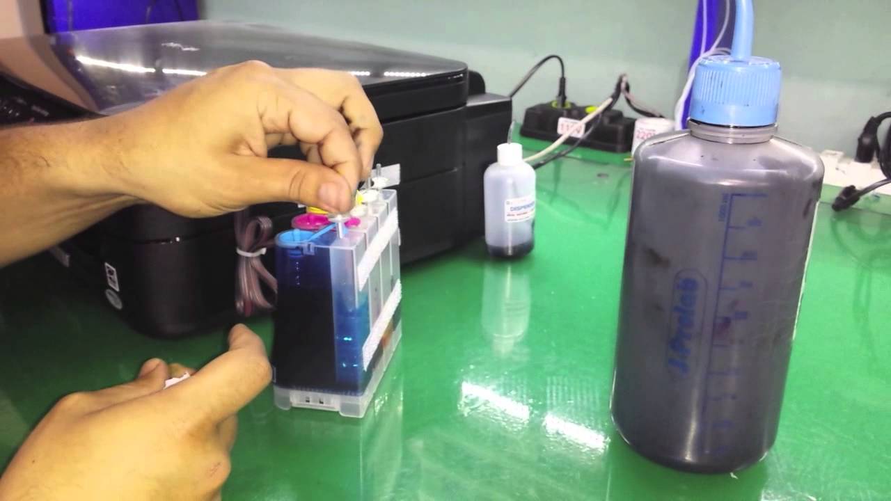 Como encher com Tinta o Bulk Ink modelo TANQUE (padrão) - SULINK