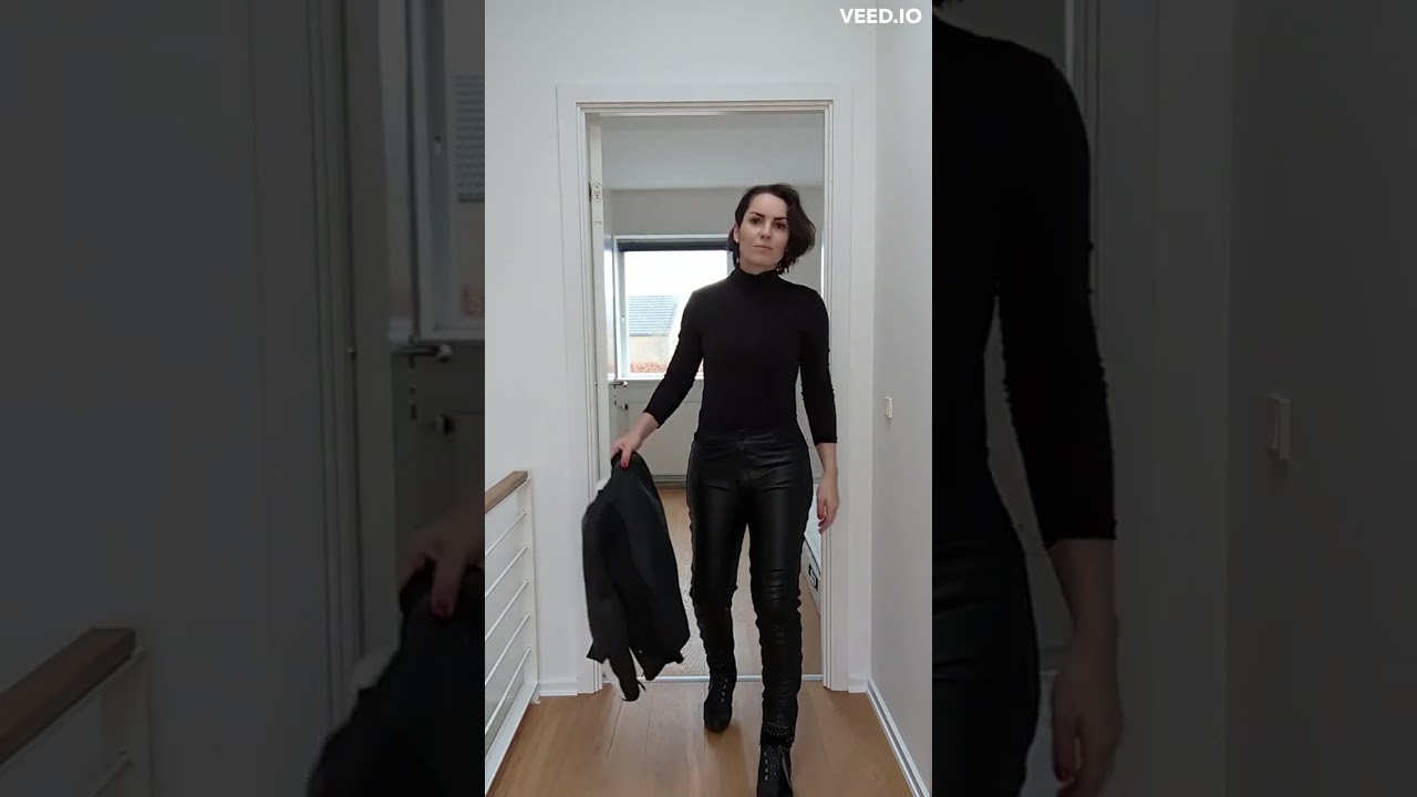 Trying motorcycle leather pants for the first time - REV'IT Unboxing and Initial Try-On #shorts