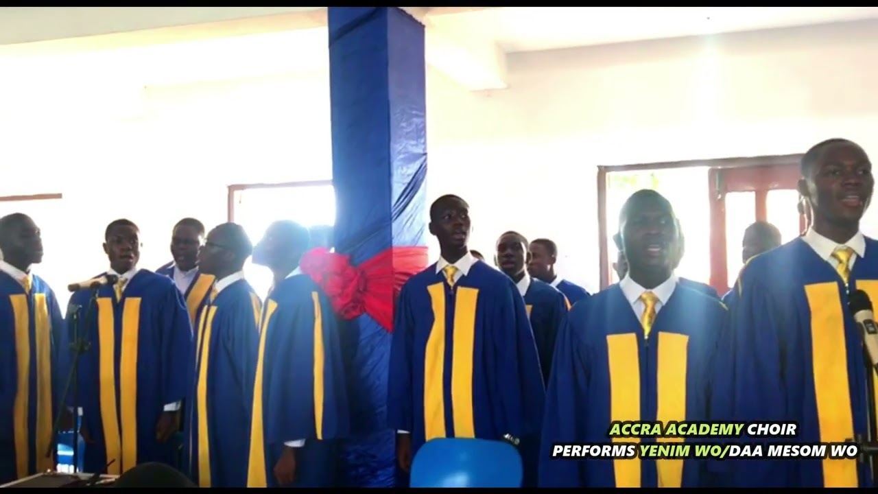 Accra Academy Choir performs Yenim wo/Daa Mesom Wo @ GES regional Director's Induction Service