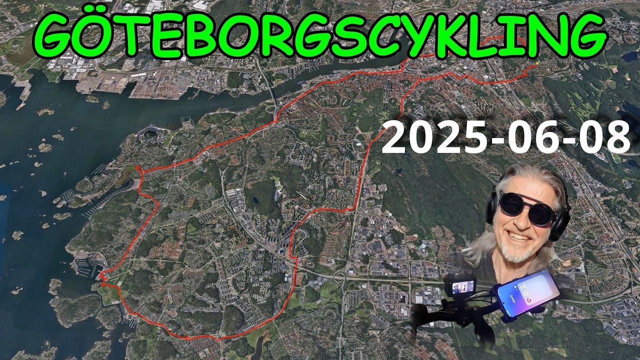 EN NY SPÄNNANDE CYKELFÄRD OMKRING GÖTEBORG!!
