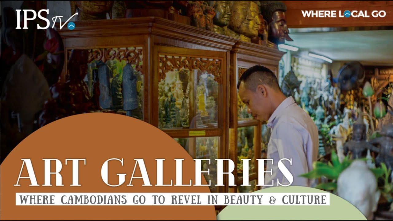 Appreciating Cambodian Art & Culture in Art Galleries with IPS Agent Nam | Where Locals Go