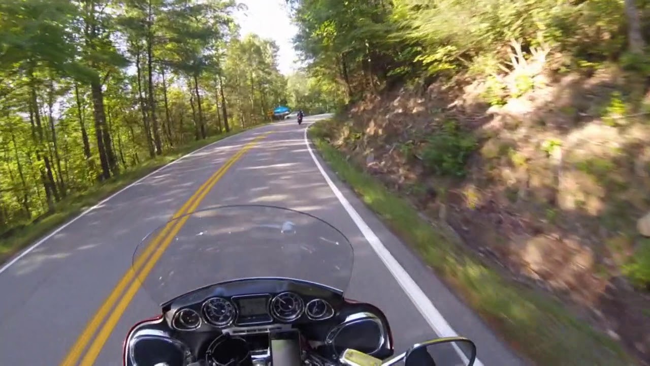 Run out from Deals Gap. Kawasaki Vulcan Voyager 1700