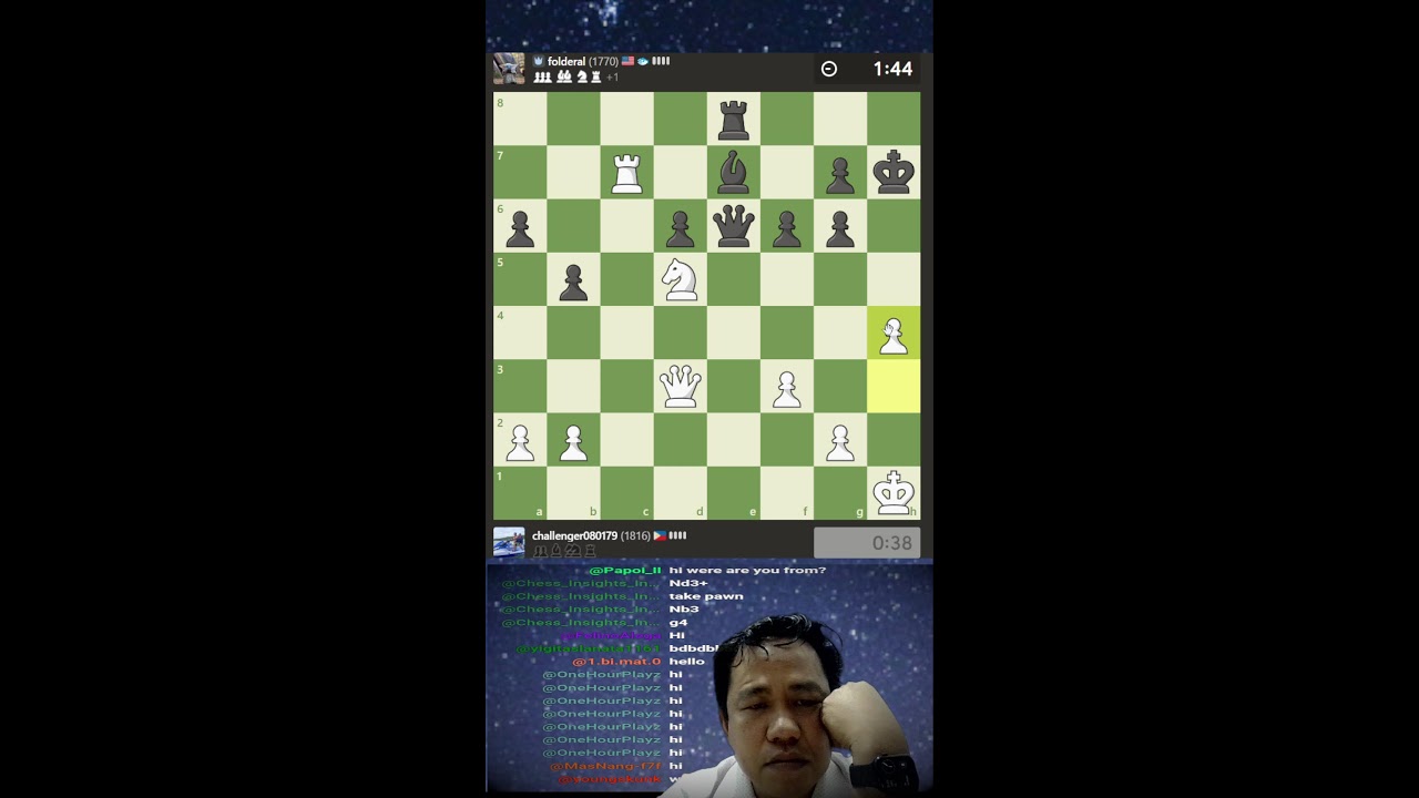 Practice Chess Game (Blitz): January 18, 2026