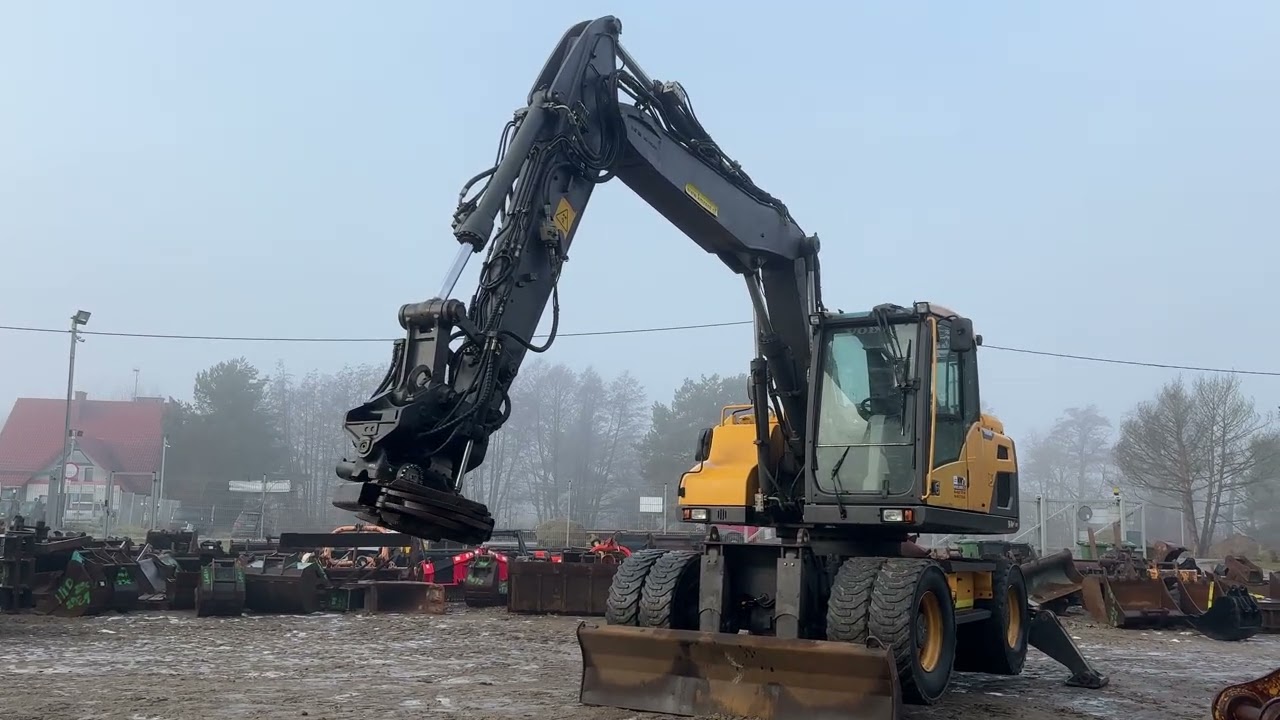 VOLVO EW 140D KOPARKA KOŁOWA 2012R. KM MASZYNY BUDOWLANE WWW.KMRENT.PL 56-300 MILICZ