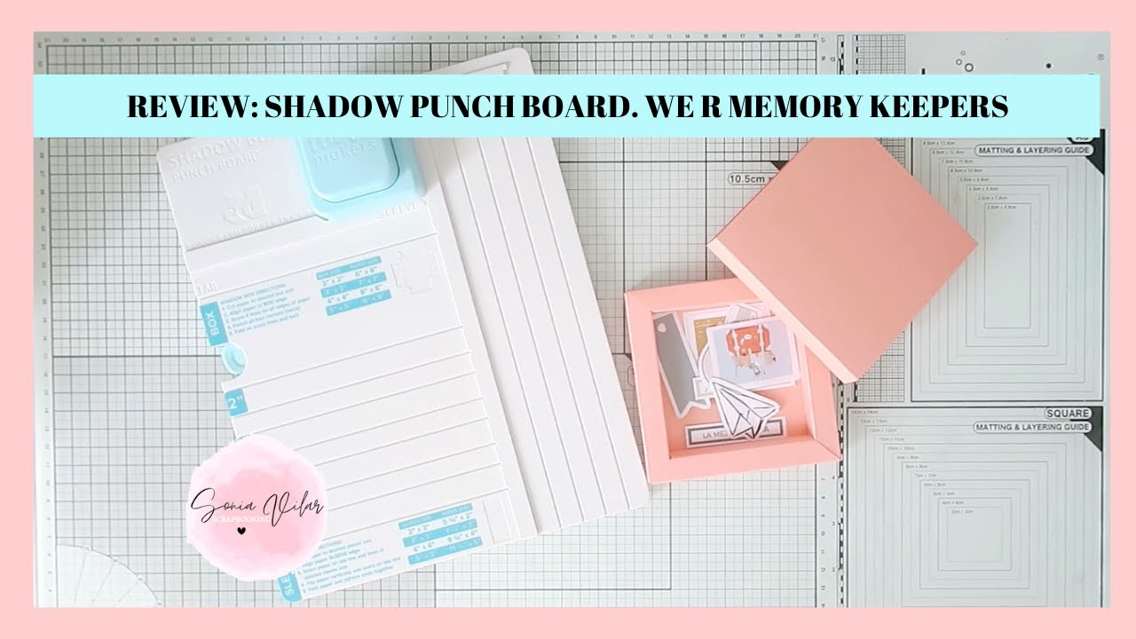 REVIEW: SHADOW PUNCH BOARD. We R Memory Keepers (en español)