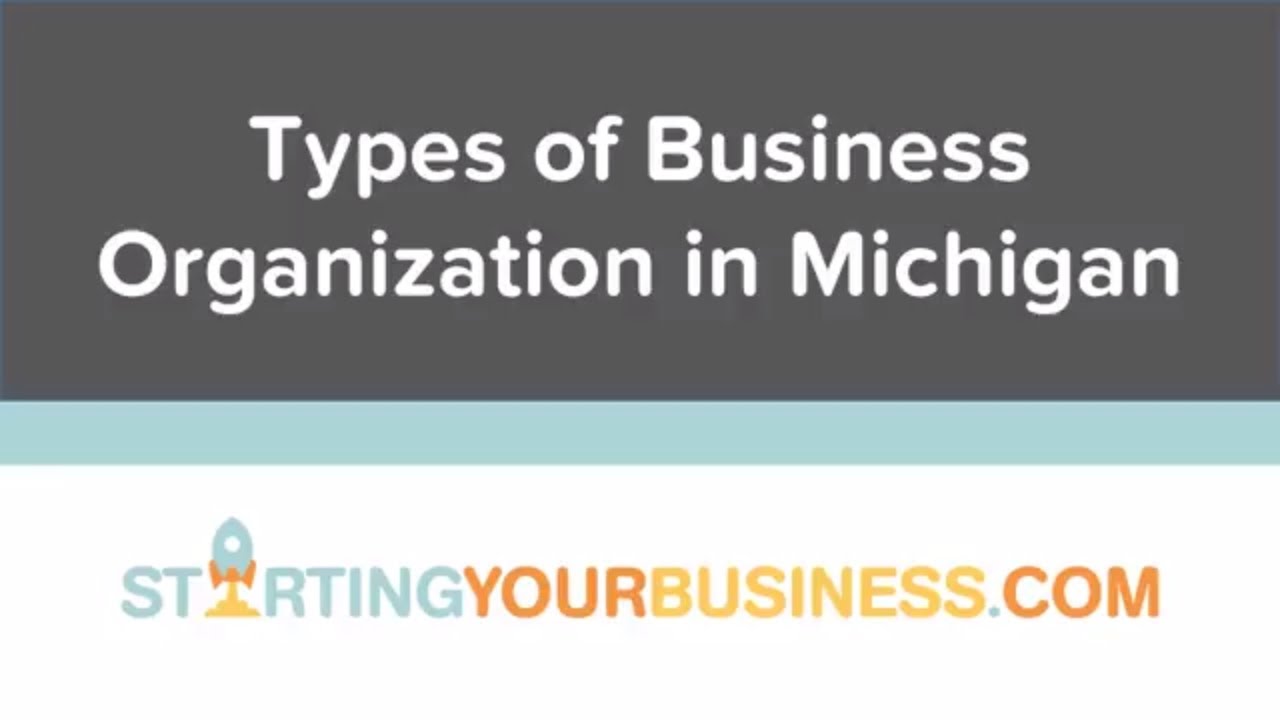Types of Business Organization in Michigan - Starting a Business in Michigan