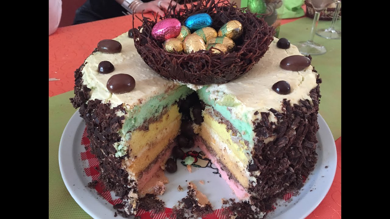 * GATEAU DE PAQUES SURPRISE *