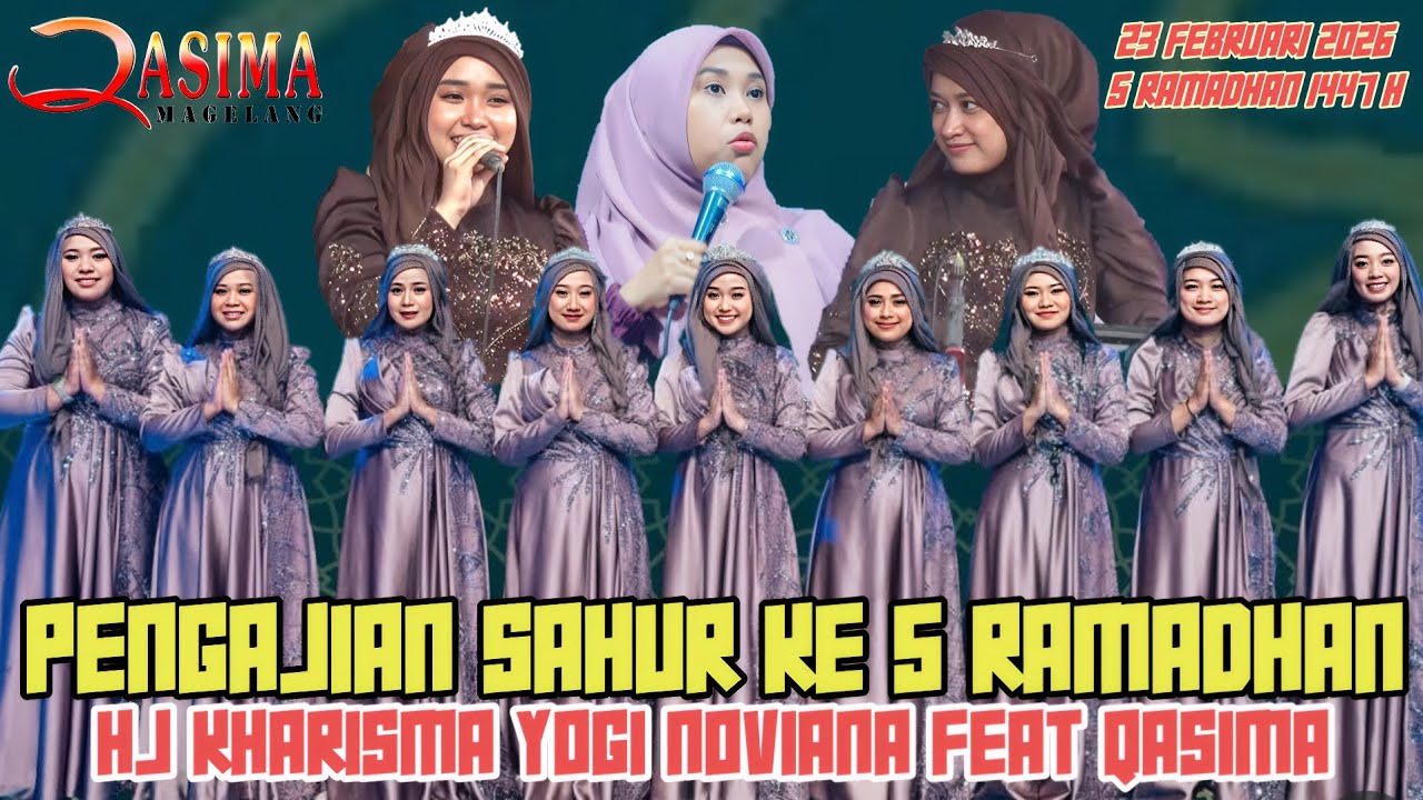 🔴LIVE PENGAJIAN LUCU HJ KHARISMA FEAT QASIMA TERBARU 2026 SPESIAL SAHUR KE 4 RAMADHAN 1447 H