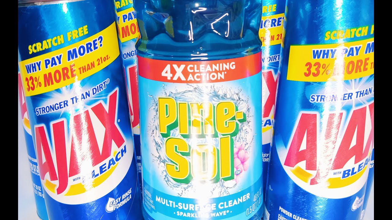 💙 PINE-SOL & 1O AJAX CANS 💙