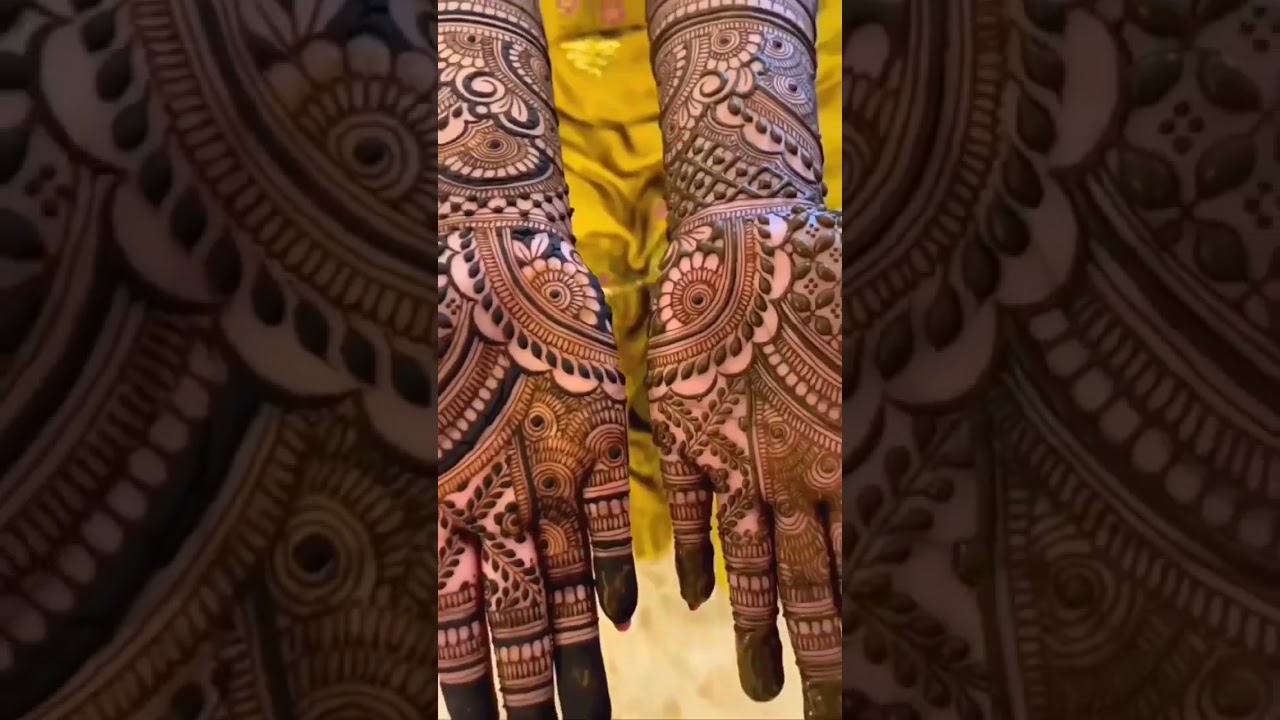 Beautiful✨😍 bridal mehandi design #mehndi #bridalmehndidesign #new #viralvideo
