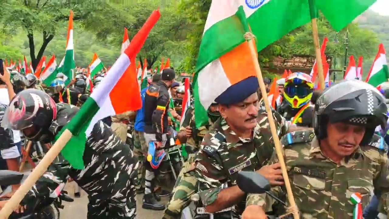Har Ghar Tiranga Rally | Jaipurride | ClubRoaringhawks | Rajasthan Police | MrRohitMota