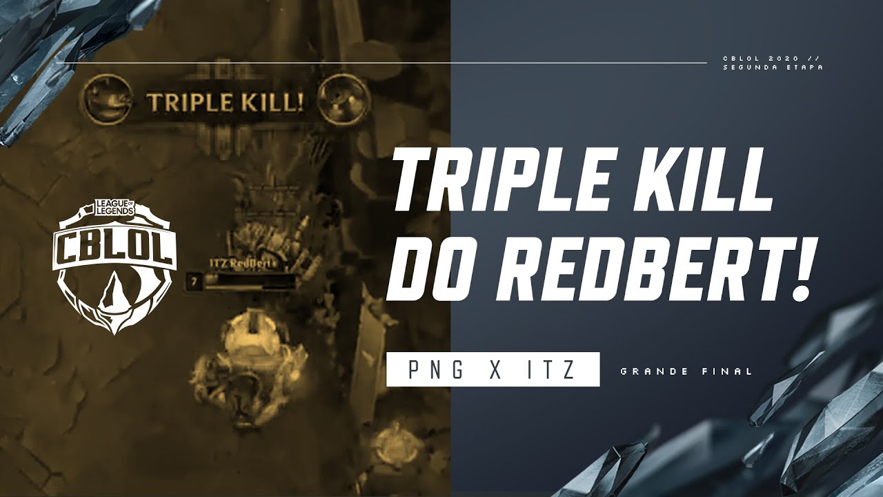 CBLoL 2020: 2&ordf; Etapa - PNG x ITZ | TRIPLE KILL DO REDBERT!