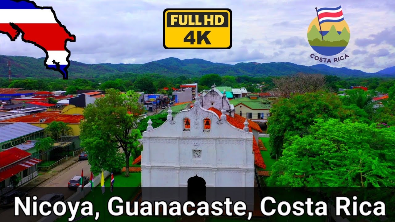 Nicoya, Guanacaste, Costa Rica - Hermosa Vista Aérea Con Drone 4K
